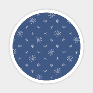 Snowflakes pattern Magnet